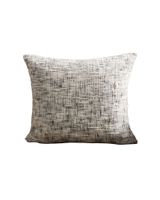 JUEGO DE 2 FUNDAS DE COJINES CHENILLE GRIS