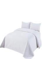 Cubrecama De Verano Con Pompones - Fresco y Elegantes 1.5P TD06