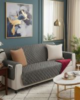 Cubre sillon reversibles con bolsas 3 Cuerpos burdeo