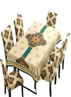 MANTEL MÁS 6 FUNDAS PARA SILLAS L15