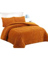 CUBRECAMA DISEÑO 2025 CON CHIPORRO SUPER KING 250 CM X 270 CM NARANJA *1