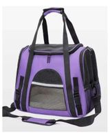 Bolso Transportador Respirable de Mascota Para Perro y Gato (Morado)