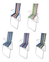 Set 2 Sillas Playeras Plegables Compactas y Portátiles
