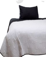 Cubrecama Quilt Bicolor plaza y media Doral M06