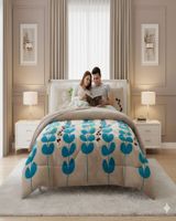 Cubrecama Plumón Chiporro King Extra Suave Térmico Premium P02