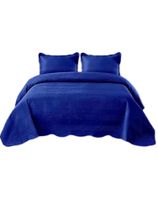 Cubrecama Quilt 2 Plazas+2 Fundas Verano Unicolor 13n01