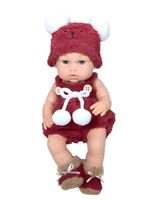 Muñeca infantil bebé realista silicona baby so lovely rosada