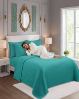 Juego de Sábanas Polar Premium 2 Plazas Térmicas Extra Suaves 08