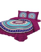Cubrecama Quilt 2 Plazas+2 Fundas Verano Fresco 13n02