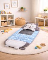 Saco de Dormir Para niños 2 en 1: Almohada y Saco Happy Nappers