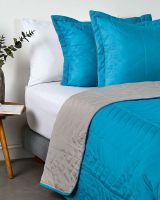 Quilt Bicolor 2 Plazas American Family MAS 2 ALMOHADAS DE REGALO 02