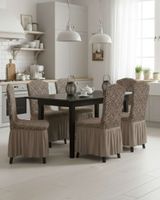 JUEGO DE 6 FUNDAS DE SILLA TEJIDO 3D M2