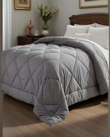 CUBRECAMA PLUMÓN NORDICO 1 PLAZA GRIS