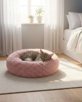 Cama Acolchada de Alta Densidad para tus mascotas 70 cm rosa