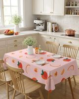 Mantel Antimanchas Grueso Rectangular 140x220 cm 02