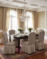 JUEGO DE 6 FUNDAS DE SILLA TEJIDO 3D M7