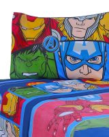 Juego Sábanass infantil Avenger plaza y media Mashini