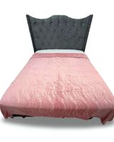 Mantas Frazada de Plush con Chiporro 2 plazas rosado