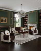 Juegos 3+1+1 de Cubre sillon reversibles con bolsas gris