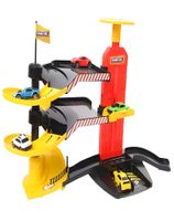 Juguete Garaje de Autos 2 autos más 1 helicóptero 29n3