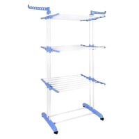 Tendedero Ropa Perchero Colgador Plegable giratorio 3 Niveles