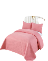 Cubrecama De Verano Con Pompones - Fresco y Elegante 2P TD04