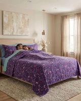 Juego de Sabanas de Polar 2 Plazas Diseños Estampados Invierno m4