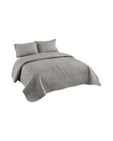 Quilt de Verano Transpirable, Ligero y Elegante king gris