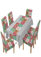 MANTEL MÁS 6 FUNDAS PARA SILLAS L14