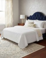 Cobertores de Verano-Primavera con Diseño de Pompon (king-super king) blanco