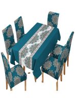 MANTEL MÁS 6 FUNDAS PARA SILLAS L05