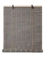 CORTINA PERCIANA BAMBU 120X180 ESTERILLA ENROLLABLE NEGRO / BEIGE