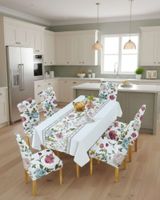 Juego De Mantel Antimanchas 140x220 + 6 Fundas De Silla 15