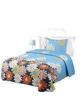 CUBRECAMA COLCHA QUILT DE VERANO PLAZA Y MEDIA A17