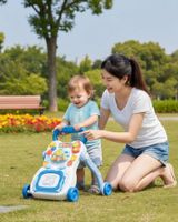 Caminador andador musical interactivo para bebes azul