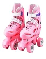 Patines 4 Ruedas Ajustables para Niña Talla M35-38