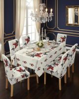 Juego De Mantel Antimanchas 140x220 + 6 Fundas De Silla 14