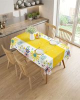 Mantel Antimanchas Grueso Rectangular 140x220 cm 05