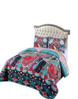 Cubrecama Ligero De Verano Con Pompones - Elegantes KING / Super King TD13