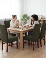 JUEGOS DE 6 FUNDAS PARA SILLAS CON DISEÑO ELASTICO M31