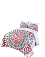 Cubrecama Ligero De Verano Con Pompones - Elegantes KING / Super King TD09