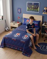 Sábanas 2 Plazas U. de Chile Suavidad y Pasión Azul en tu Cama