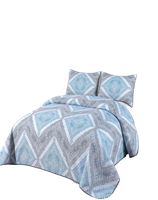 Cubrecama Ligero De Verano Con Pompones - Elegantes 2P