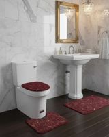 SET DE BAÑO DE MARMOL ATERCIOPELADOS 3 PIEZAS m4