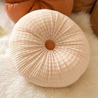 SET DE 4 COJINES DISEÑO BOTON COLOR BEIGE