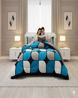 Cubrecama Plumón Chiporro King Extra Suave Térmico Premium P08