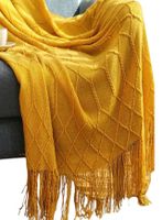 Mantas Tejidas para decorar 127x152 cm -7