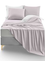 JUEGO DE SABANAS 210 HILOS DORAL 2 PLAZAS ROSADO