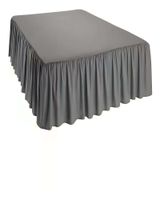 FALDON DE CAMA SIN FUNDA PLAZA Y MEDIA GRIS