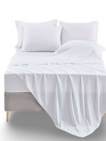 JUEGO DE SABANAS 210 HILOS DORAL 2 PLAZAS BLANCO